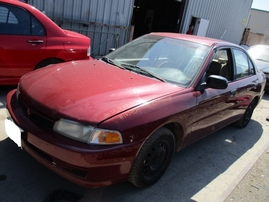 2000 MITSUBISHI MIRAGE DE BURGUNDY 1.8L AT 163759